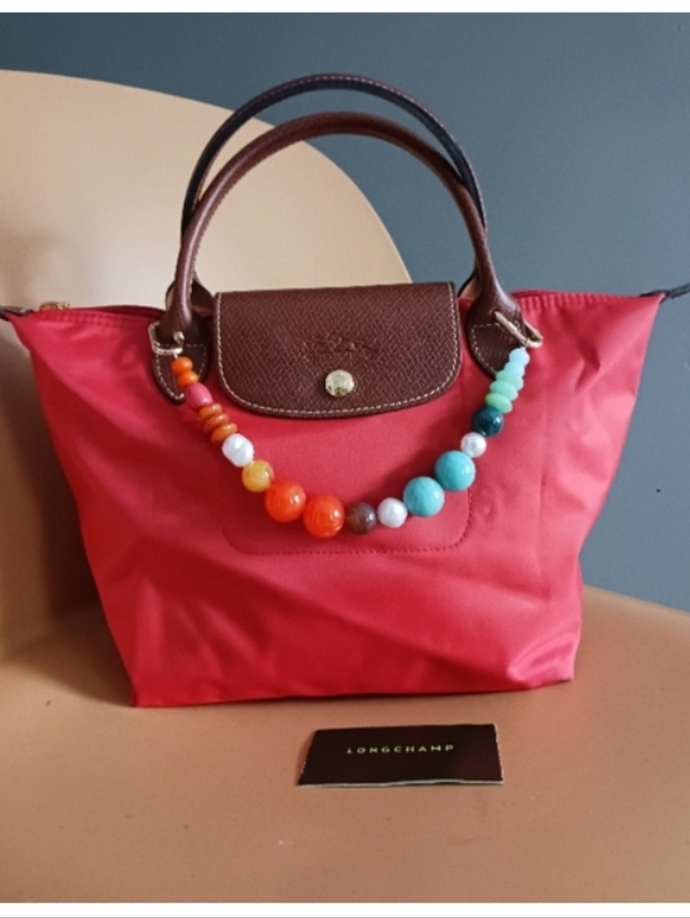 Longchamp Le Pliage Tote Bag, Foldable Pink